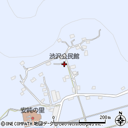 渋沢公民館周辺の地図