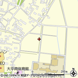 栃木県栃木市大平町西野田周辺の地図
