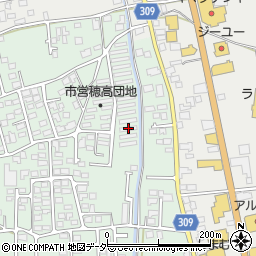 長野県安曇野市穂高柏原1690周辺の地図