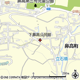 群馬県高崎市鼻高町402周辺の地図