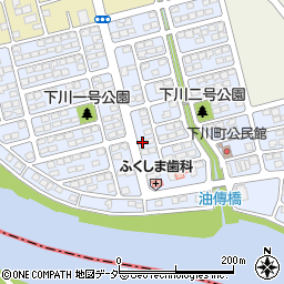 群馬県前橋市下川町16-10周辺の地図