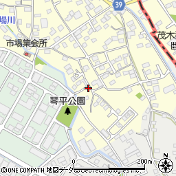 群馬県太田市市場町128周辺の地図