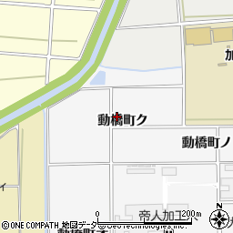 石川県加賀市動橋町ク周辺の地図