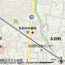 株式会社サンワ　パラーダ伊勢崎太田町ＳＳ周辺の地図