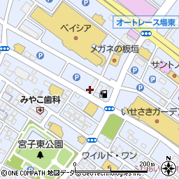 虎屋本店　伊勢崎店周辺の地図