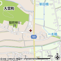 栃木県佐野市大栗町122周辺の地図