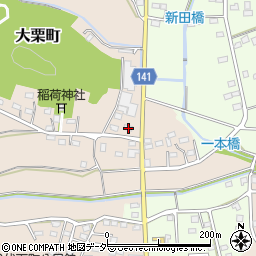 栃木県佐野市大栗町122-3周辺の地図