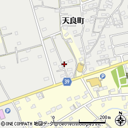 群馬県太田市天良町52周辺の地図
