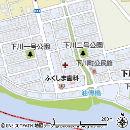 群馬県前橋市下川町18-6周辺の地図