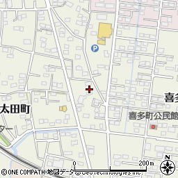 群馬県伊勢崎市喜多町159周辺の地図