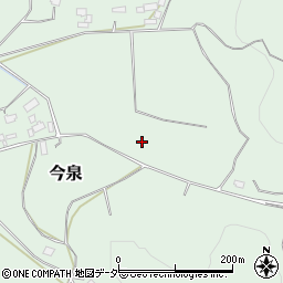 茨城県桜川市今泉周辺の地図