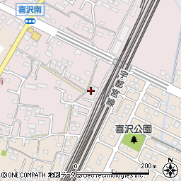 栃木県小山市喜沢127周辺の地図