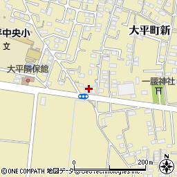 栃木県栃木市大平町新1421周辺の地図