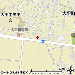 栃木県栃木市大平町新1380周辺の地図