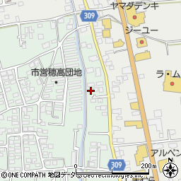 長野県安曇野市穂高柏原969周辺の地図
