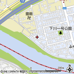 群馬県前橋市下川町10-1周辺の地図