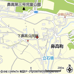 群馬県高崎市鼻高町477周辺の地図