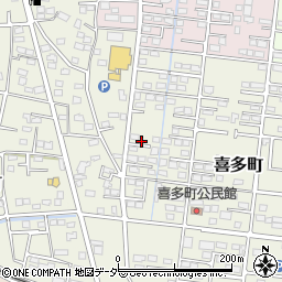 群馬県伊勢崎市喜多町141周辺の地図