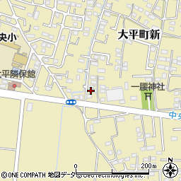 栃木県栃木市大平町新1422周辺の地図