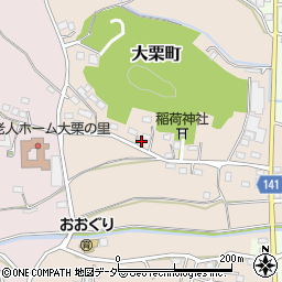 栃木県佐野市大栗町152周辺の地図