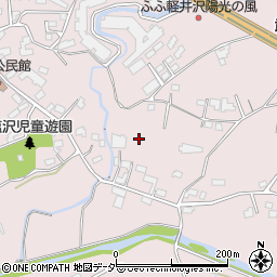 長野県北佐久郡軽井沢町長倉塩沢周辺の地図