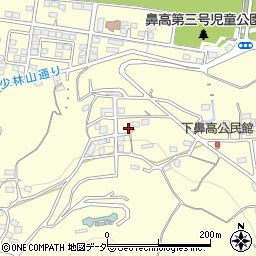 群馬県高崎市鼻高町447周辺の地図