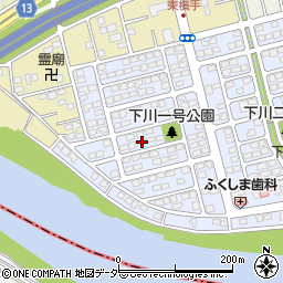 群馬県前橋市下川町8-10周辺の地図