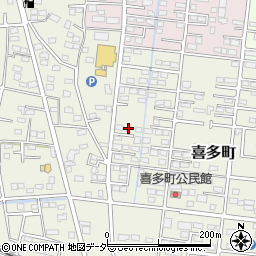群馬県伊勢崎市喜多町141-7周辺の地図