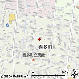 群馬県伊勢崎市喜多町105-8周辺の地図