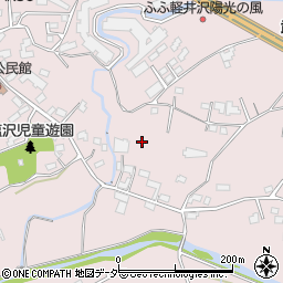 長野県軽井沢町（北佐久郡）長倉（塩沢）周辺の地図