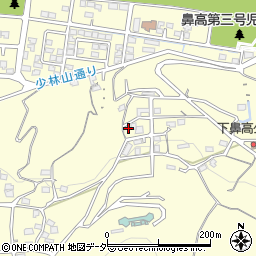 群馬県高崎市鼻高町461周辺の地図