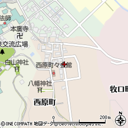 石川県小松市西原町い周辺の地図