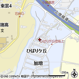 長野県小諸市加増ひばりケ丘周辺の地図