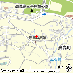 群馬県高崎市鼻高町474周辺の地図