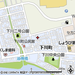 群馬県前橋市下川町32-14周辺の地図