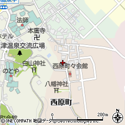 石川県小松市西原町ト59周辺の地図