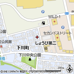 群馬県前橋市下川町36周辺の地図