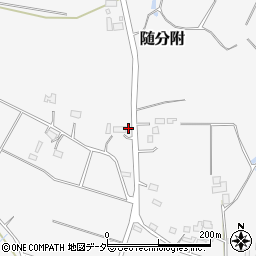 茨城県笠間市随分附971周辺の地図