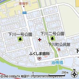 群馬県前橋市下川町19-6周辺の地図