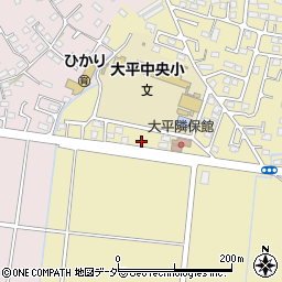 栃木県栃木市大平町新1311周辺の地図