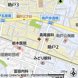 栃木県足利市助戸3丁目426-6周辺の地図