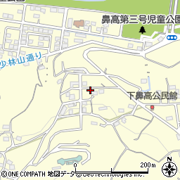 群馬県高崎市鼻高町447-15周辺の地図