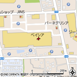東京フットワン・ベイシア前橋みなみモール店周辺の地図
