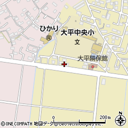 栃木県栃木市大平町新1316周辺の地図