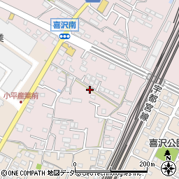 栃木県小山市喜沢62周辺の地図