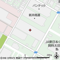 新井商運東部物流センター周辺の地図