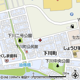 群馬県前橋市下川町32-3周辺の地図