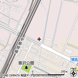 栃木県小山市喜沢156周辺の地図