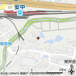 群馬県安中市中宿1357周辺の地図