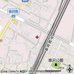 栃木県小山市喜沢118周辺の地図
